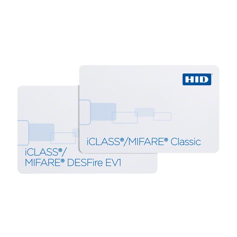 Cartão HID iClass / Mifare Classic e cartão iClass / Mifare DESFire EV1