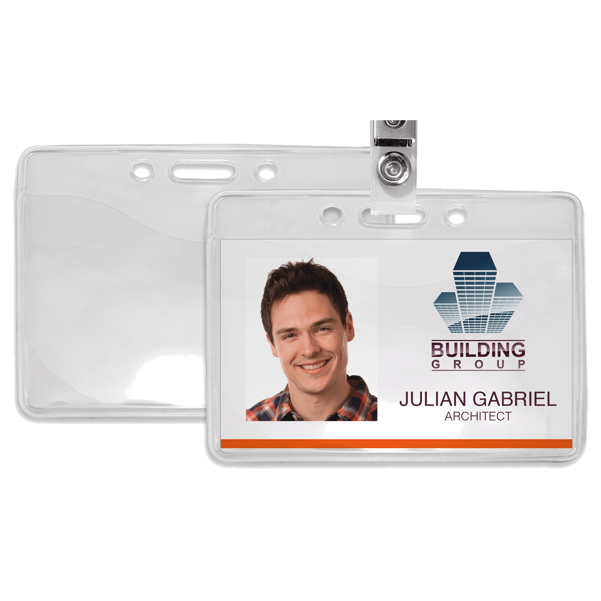 Porta-cartão flexível horizontal, 1815-1151