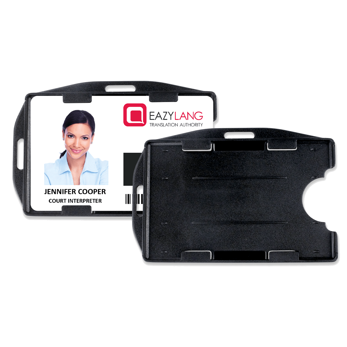 Porta-cartão rigído horizontal e vertical, 1840-3101