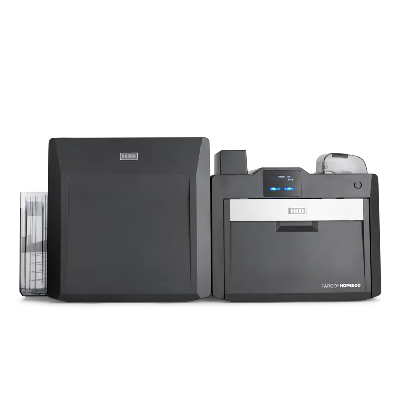 Impressora de cartões PVC HID Fargo HDP6600 com flatenner e laminador