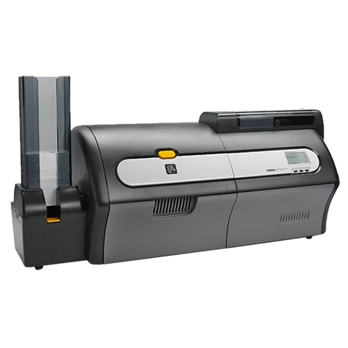 Impressora de cartões PVC Zebra ZXP Series 7 com bandeja de saída para 200 cartões